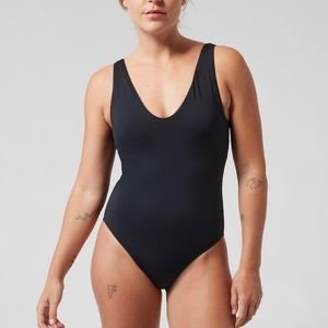 Athleta Seychelles One piece black swimsuit
